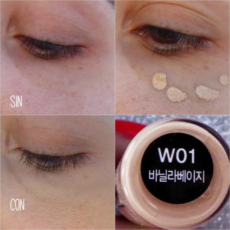 Face tone concealer de Tony moly, corrector low cost de cosmética coreana
