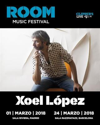 Xoel López presentará su nuevo disco en La Riviera y Razzmatazz