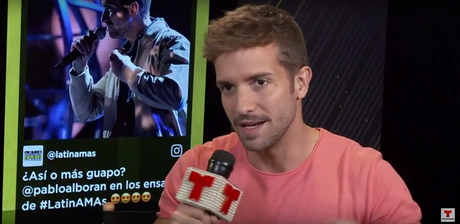 [VÍDEO] Entrevista a Pablo Alborán antes de su presentación en LatinAMAs