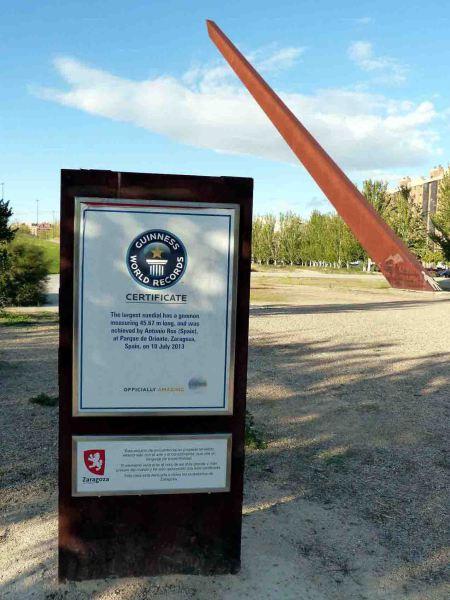 El reloj solar de Vadorrey en Zaragoza