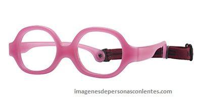 armazones de lentes para niños miraflex rosa