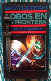 Portada del libro Lobos en la frontera, de Robert N. Charrette