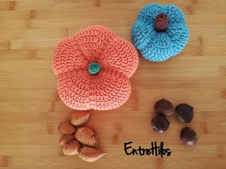 como hacer una calabaza a crochet