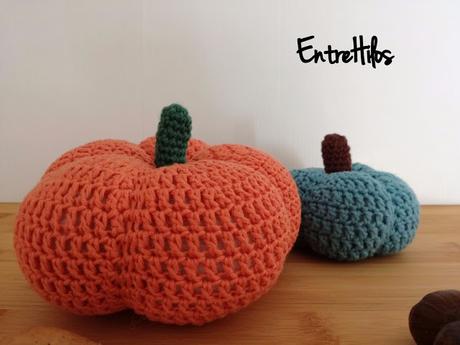 como hacer una calabaza a crochet