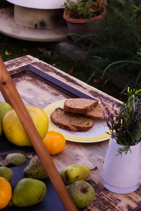 Bizcocho de espelta y fruta