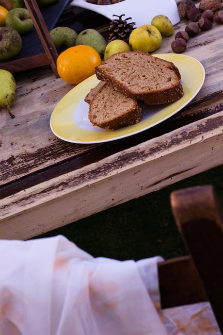 Bizcocho de espelta y fruta