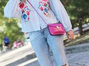 Como combinar blusa bordados