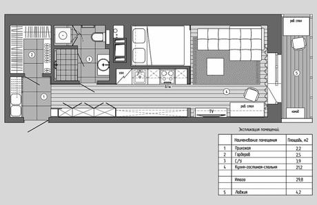 Un proyecto 3D inteligente para una vivieNda de 30M2