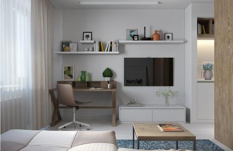 Un proyecto 3D inteligente para una vivieNda de 30M2