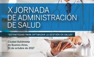 No te pierdas las X Jornadas de Administración de Salud