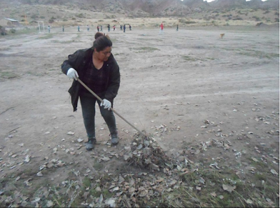 El B° Huiliches le dice NO a Adriana Figueroa del MPN por la Construccion de refugio de animales