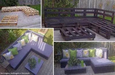 Sofá palets DIY sofá