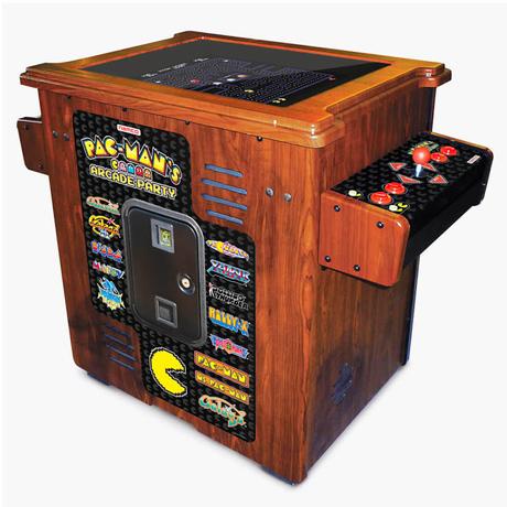 Mesa gigante de madera Pac-Man Arcade para fiestas Mesa gigante de madera Pac-Man Arcade para fiestas