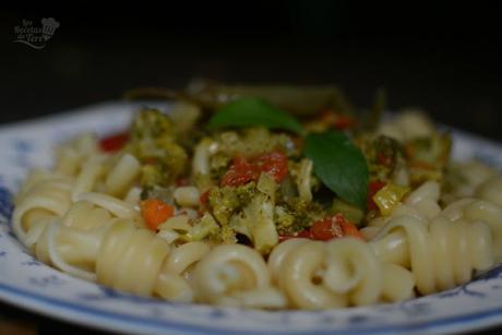 Espirales de pasta con vegetales 03