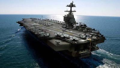 Portaaviones Gerald-Ford  entre los 10 barcos mas grandes del mundo