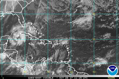 Lluvias en pronóstico por vaguada en Canal de la Mona.