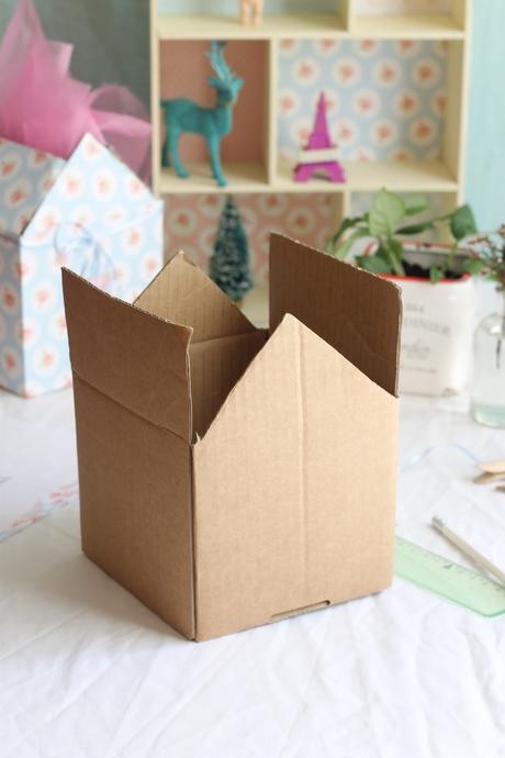 DIY Package Caja casita