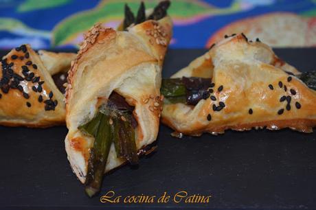 Pañuelos de espárragos y jamón Pañuelos de espárragos y jamón