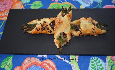 Pañuelos de espárragos y jamón Pañuelos de espárragos y jamón