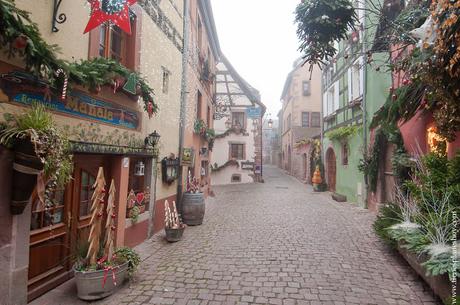 Riquewihr visitar Alsacia Navidad