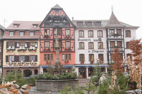 Obernai PLaza del Mercado Alsacia Francia