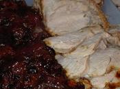 Lomo cerdo salsa naranja