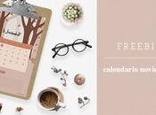 Freebie Calendario noviembre