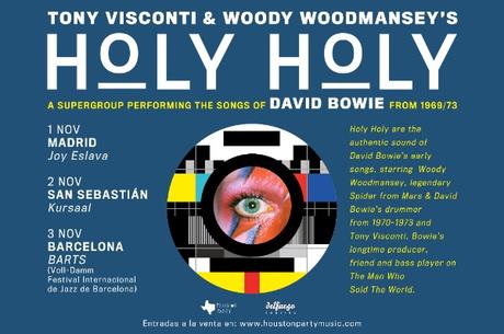 [Noticia] Holy Holy, el supergrupo liderado por Tony Visconti y Woody Woodmansey, de gira con las canciones de David Bowie