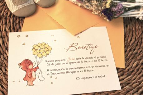 Dulces Invitaciones para Bautizo