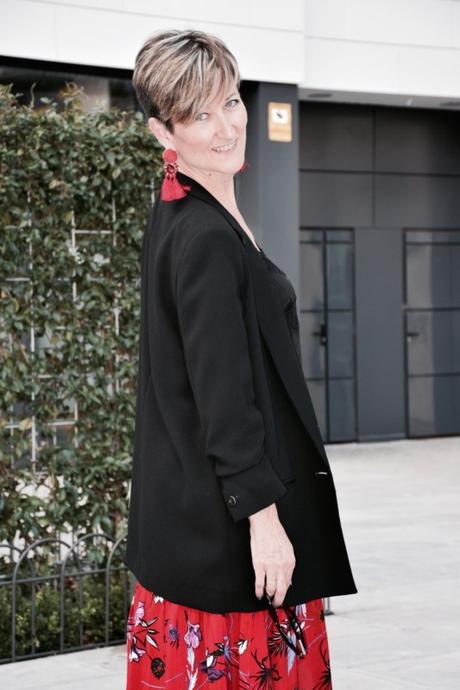 Un día de amigas look con blazer