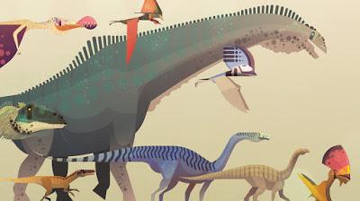 Dinosaurios en Lonely Planet por James Gilleard Dinosaurios en Lonely Planet por James Gilleard