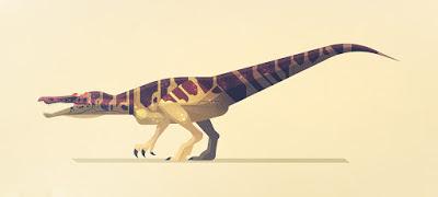 Dinosaurios en Lonely Planet por James Gilleard