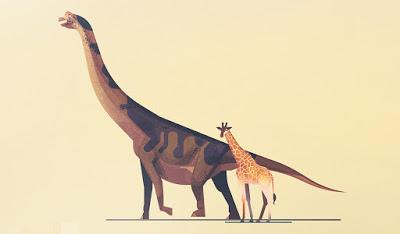 Dinosaurios en Lonely Planet por James Gilleard