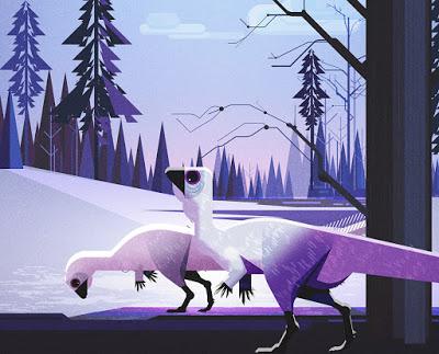 Dinosaurios en Lonely Planet por James Gilleard Dinosaurios en Lonely Planet por James Gilleard