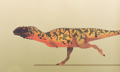 Dinosaurios en Lonely Planet por James Gilleard