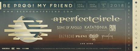 A Perfect Circle, cabeza de cartel del festival Be Prog! My Friend 2018