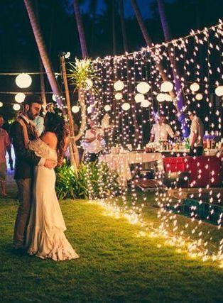 Cortinas de luz en tu boda