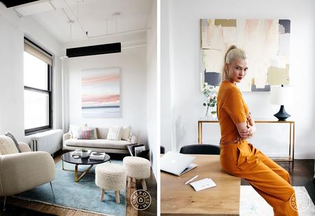 Las oficinas de la supermodelo y emprendedora Karlie Kloss Las oficinas de la supermodelo y emprendedora Karlie Kloss