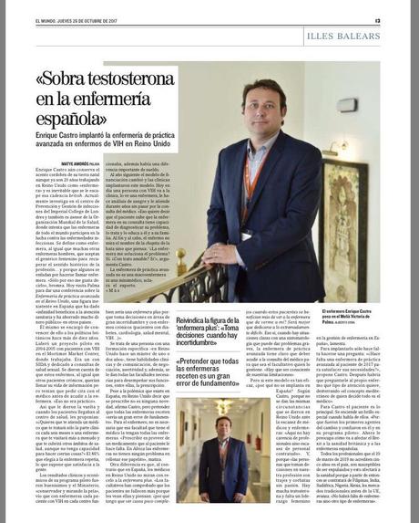 Enfermería de Práctica Avanzada, Innovación e Investigación como motor de desarrollo profesional #cuidados3i Enfermería de Práctica Avanzada, Innovación e Investigación como motor de desarrollo profesional #cuidados3i