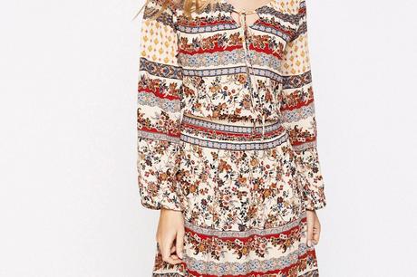 Moda: vestidos boho chic para el entretiempo. Moda: vestidos boho chic para el entretiempo.