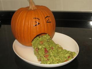 CALABAZA CON GUACAMOLE