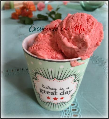 Helado de Fresas - Moulinex Cuisine Companion