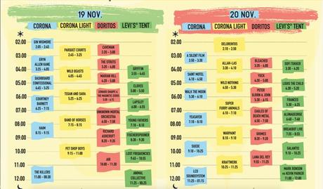 Corona Capital 2017 Horarios Corona Capital 2016