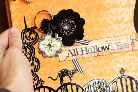 Ideas para tu álbum de Halloween: Scrapbooking All Hallow's Eve 2009 cover closeup