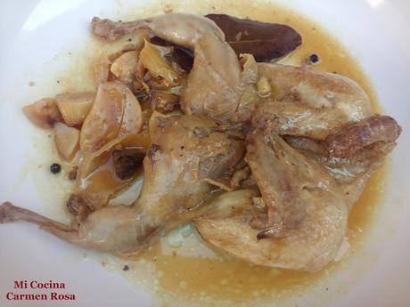 CODORNICES AL AJILLO