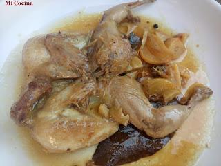 CODORNICES AL AJILLO CODORNICES AL AJILLO