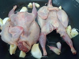 CODORNICES AL AJILLO CODORNICES AL AJILLO