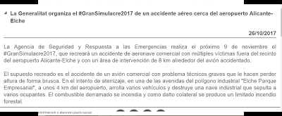 ¿Nos están preparando una ATENTADO AÉREO en ALICANTE para el 9/11? ¿Nos están preparando una ATENTADO AÉREO en ALICANTE para el 9/11?