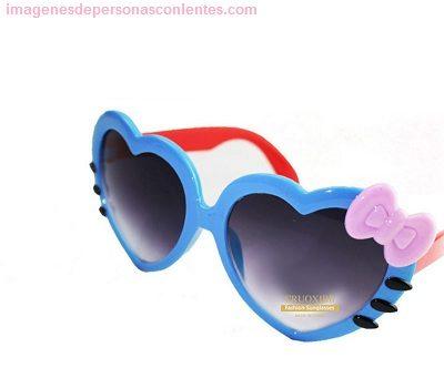 lentes decorados para niños corazon