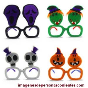 lentes decorados para niños halloween